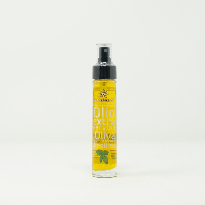 Olio aromatizzato al Basilico