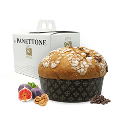 8 - Panettone noci, fichi e gocce di cioccolato 1000 gr